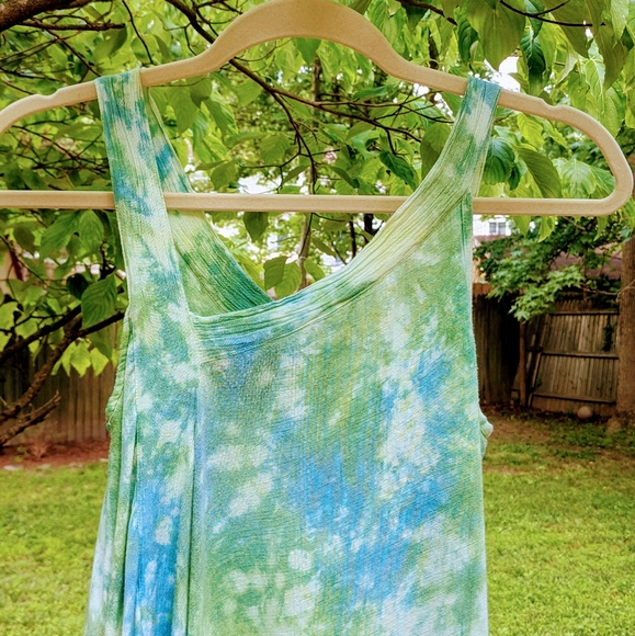 Yes World Boutique Emerald Ocean Sidetail Tunic - Picture 3 of 4